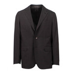 Wool Blend 3 Roll 2 Button Slim Fit Suit // Brown (US: 50R)