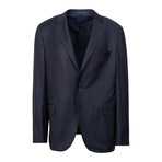 Wool 3 Roll 2 Button Slim Fit Suit V1 // Blue (US: 44S)