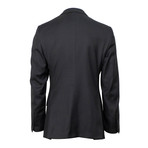 Caruso // Wool 2 Button Athletic Fit Suit // Black (US: 44S)