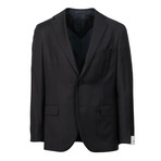 Wool 3 Roll 2 Button Slim Fit Suit // Black (US: 44S)
