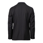 Wool 3 Roll 2 Button Slim Fit Suit // Black (Euro: 50)