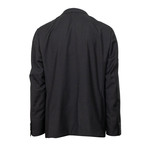 Wool 3 Roll 2 Button Slim + Trim Fit Suit // Black (US: 58R)
