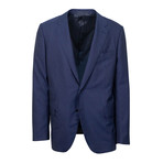 Wool 2 Button Slim + Trim Fit Suit // Blue (Euro: 44S)