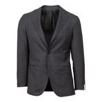 Wool 3 Roll 2 Button Slim Fit Suit V1 // Gray (Euro: 44S)