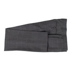 Check Wool 3 Roll 2 Button Slim + Trim Fit Suit // Gray (Euro: 50)