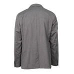 Wool Herringbone 2 Button Slim Trim Fit Suit // Gray (Euro: 44S)