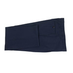 Cotton 3 Roll 2 Button Slim Fit Suit // Blue (Euro: 44S)