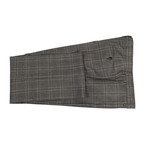 Plaid Wool Blend 3 Roll 2 Button Classic Fit Suit // Gray (Euro: 44S)