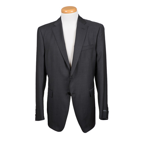 Cerutti // Two Button Suit // Charcoal (Euro: 46)