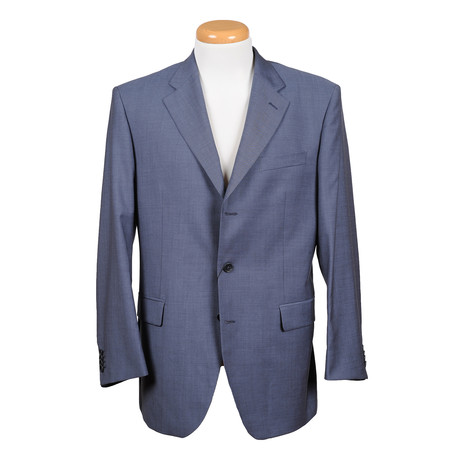 Cerutti // Three Button Suit // Light Navy (Euro: 46)