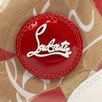 Louis Kraft Logo PVC Hi-Top Sneakers  // Beige (Euro: 39)