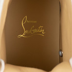 Louis Kraft Logo PVC Hi-Top Sneakers  // Beige (Euro: 39)