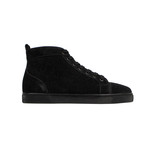 Suede Orlato Hi-Top Sneakers  // Black (Euro: 39)