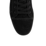 Suede Orlato Hi-Top Sneakers  // Black (Euro: 39)