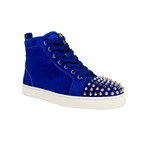 Lou Spikes Orlato Blue Suede Sneakers  // Blue (Euro: 39)