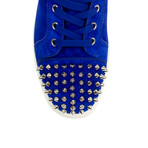 Lou Spikes Orlato Blue Suede Sneakers  // Blue (Euro: 39)