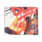 Graffiti Leather Wallet // Multicolor