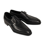 Edward Green // Ashby Leather Single Monk Dress Shoes // Black (US: 11)