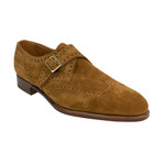 Edward Green // Hove Brown Suede Single Monk Shoes (US: 10.5)