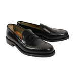 Brooks Brothers // Cordovan Leather Loafer Shoes // Black (US: 7A)