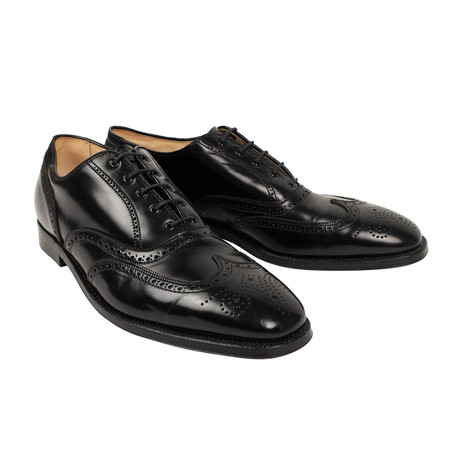 Brooks Brothers // Cordovan Leather Dress Shoes V1 // Black (US: 7)