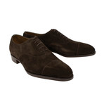 Edward Green // Chelsea Suede Oxford Dress Shoes // Brown (US: 10.5)