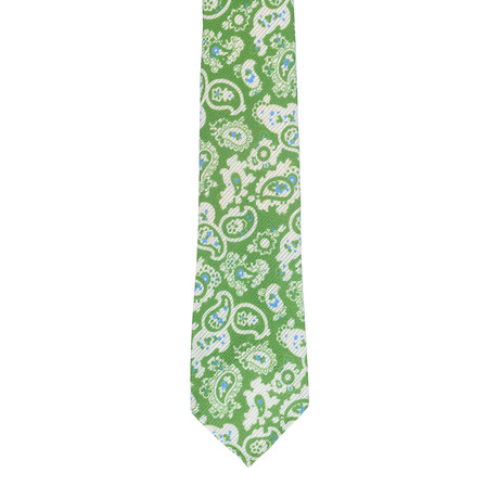Borelli // Paisley Tie // Green