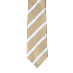 Borelli // Stripped Tie // Gold