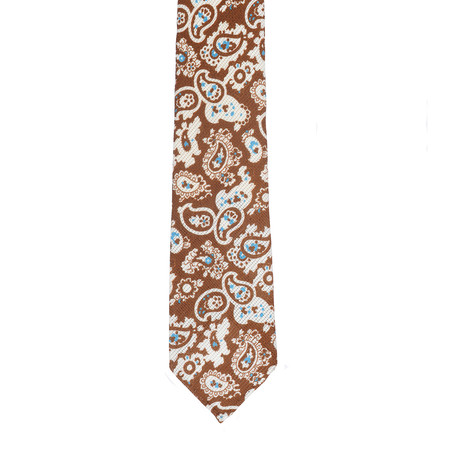 Borelli // Paisley Tie // Brown