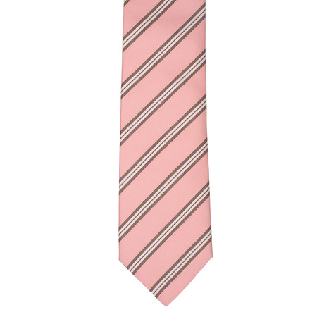 Borelli // Stripped Tie // Pink