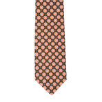 Borelli // Floral Tie // Brown + Red