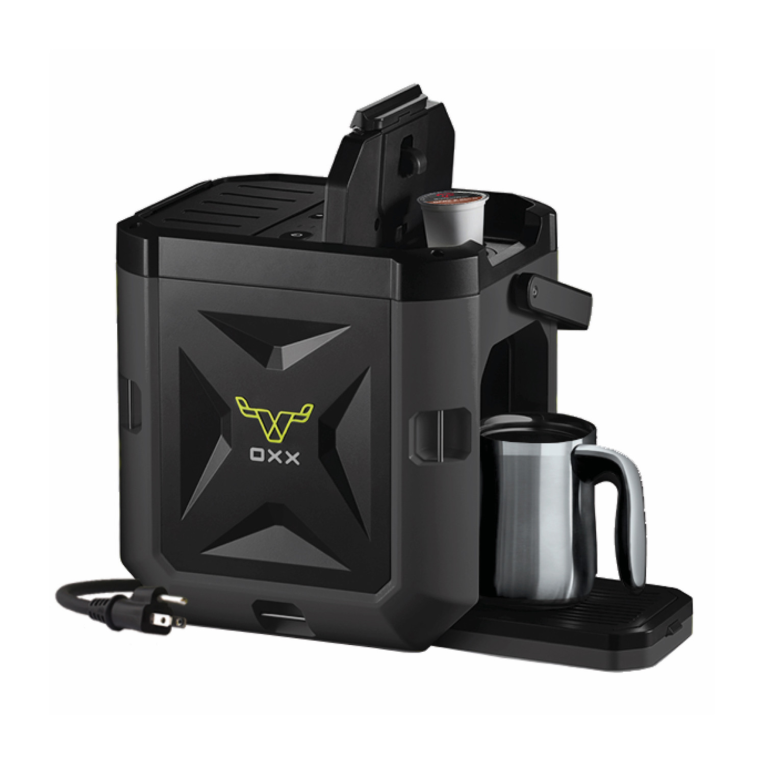 COFFEEBOXX Jobsite Coffee Maker + 16oz Coffee Tumbler // Special Ops Black  - Oxx Coffeeboxx - Touch of Modern