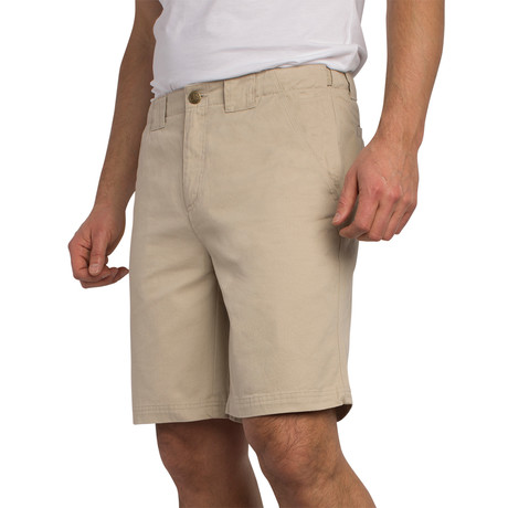 Hidden Cargo Shorts // Men // Pebble (30)