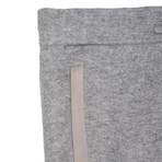 Cruciani // Sweat Pants + Contrast Pockets // Light Gray (38WX32L)