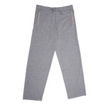 Cruciani // Sweat Pants + Contrast Pockets // Light Gray (38WX32L)