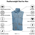 Featherweight Vest // Men // Cadet Blue (2XL)