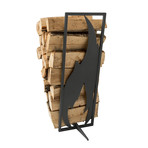 Flame Log Rack (Black)