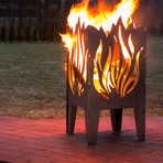 Flame Fire Basket