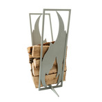 Flame Log Rack (Black)