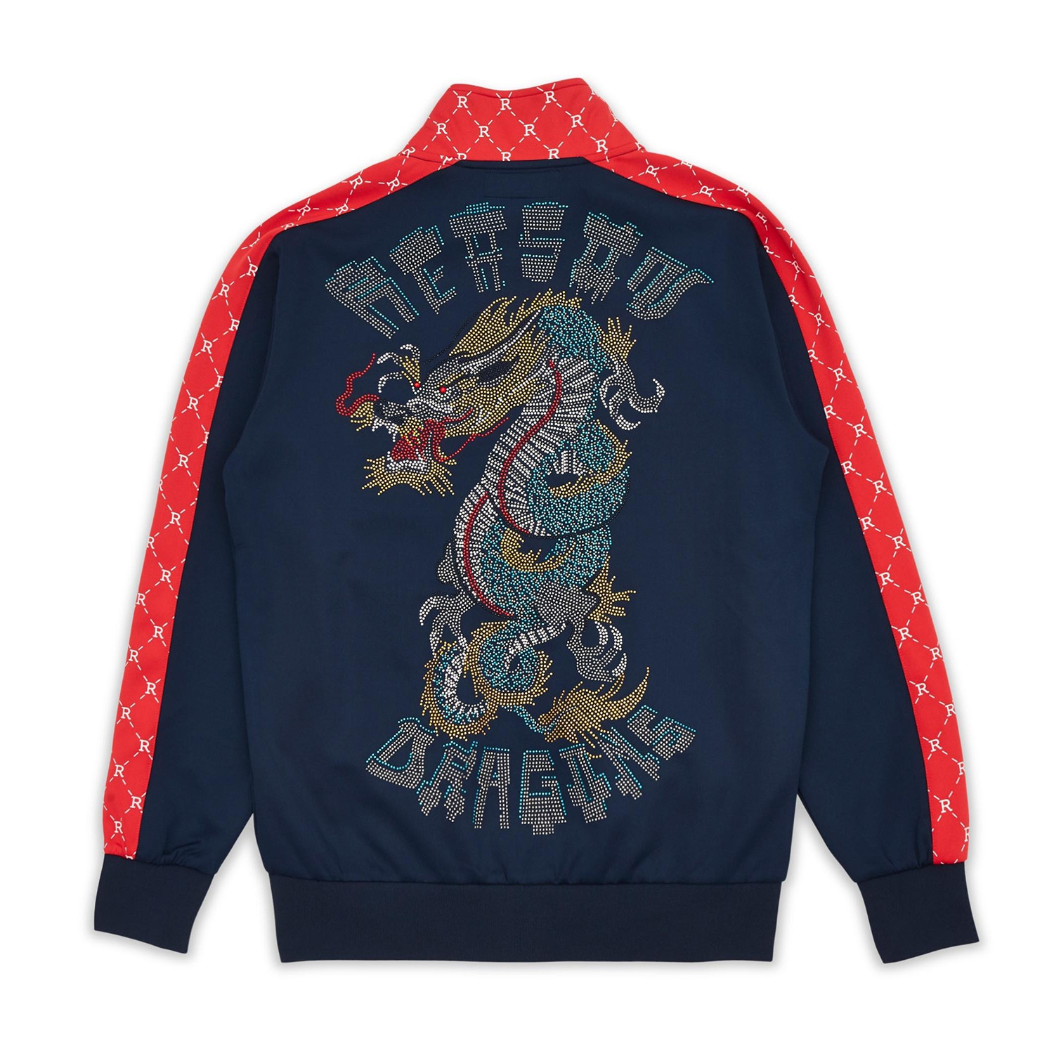 Dragons Monogram Track Jacket // Navy (M) - Reason - Touch of Modern