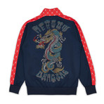 Dragons Monogram Track Jacket // Navy (XL)