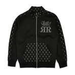 Dragons Monogram Track Hood // Black (L)