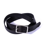 Smith 1.0 Leather Belt // Black (Size 28)