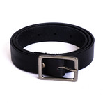 Smith 1.0 Leather Belt // Black (Size 28)