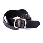 Smith 1.5 Leather Belt // Black (Size 28)