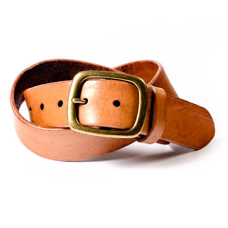 Smith 1.5 Leather Belt // Honey (Size 28)