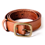 Smith 1.5 Leather Belt // Honey (Size 28)