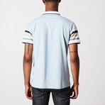 Color Block Polo Shirt // Seafoam (L)