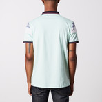 Striped Polo Shirt // Seafoam (S)