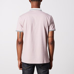 Accent Collar Polo Shirt // Powder Purple (M)
